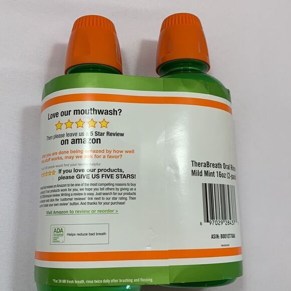 Thera Breath oral rinse - Two pack (16 ounce bottle) - Picture 3 of 4